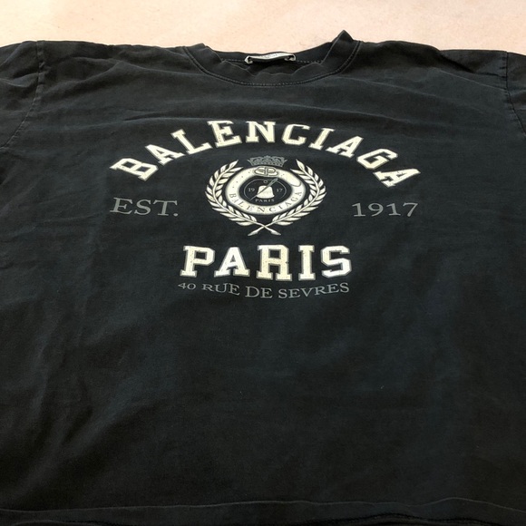 Balenciaga Other - Balenciaga Black Graphic Tee